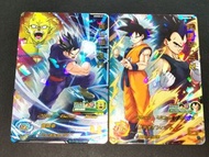 F0160 - 龍珠 Heroes 電影特典  閃卡/閃咭 UGMSH-01, UGMSH-02 P Super Dragon Ball Heroes card