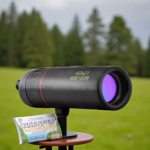 60X21 High Magnification HD Monocular Telescope Waterproof Mini Telescope Portable Zoom 10X Outdoor 