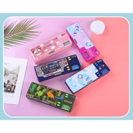 [ POP UP PENCIL CASE CALCULATOR ] Unisex Children's PENCIL CASE, Cartoon Children's PENCIL CASE, Mul