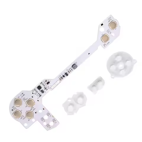 LED Kit Button Light Pot Piece Integrated Metal Button Spring For GAMEBOY GBA. RGB Custom Color Matc