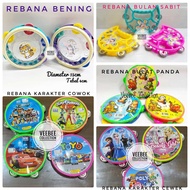 Alat musik Rebana anak karakter/ Rebana plastik anak/ Mainan Alat Musik/ tamborine disney frozen