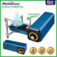 【NEW】 HOMELUX ( HP-9009B TRAVEL ) Foldable Mini Powerful Portable Butane Gas Cooker Stove Camping Da