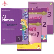 แบบฝึกหัดตำราการสอบภาษาอังกฤษเคมบริดจ์สำหรับเด็ก—Students Children's Cambridge English Level 2 Examination Learning Textbook Workbooks Exercise Book “Movers Level 1 /2 /3 /Trainer A1”