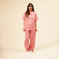 PAUL FRANK ชุดนอน WOMENS SS BASIC STRIPE PANTS SET