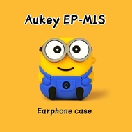 【New product】 for Aukey EP-M1S Case Casing Soft Silicone Earphone Collection Case Anti-fall Cartoon 
