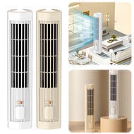 Mini Vertical Air Conditioner USB Rechargeable 3 Speed Portable Bladeless Fan Bladeless Floor Air Co