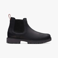 CLARKS Rossdale Top Original Sepatu Boots Pria Leather - Black