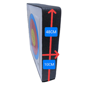 ARCHERY TARGET BUTT DIMENSION 48CM x 48CM x 10CM  + FREE TARGET FACE (MAXIMUM 3 UNIT PER ORDER)