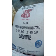 DOLOMITE UTK PERTANIAN / PENTERNAKAN KOLAM/anak pokok,/kebun, pasu dan laman rumah (50kg)