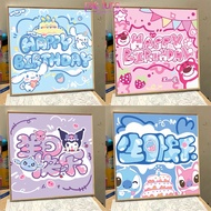 【20x20cm】~Happy Birthday~Paint By Number for Diy Painting by Numbers