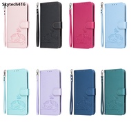 Flip Phone Case for Tecno CF7 CF8 LC6 LC7 LC8 Pop 4 Pova Slirm 7 Curve Ultra 10 2025 Pro 5G PU Leath