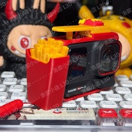 [Luo 3 Brothers] 3D Printing Camera Case Sports Camera Case French Fries Free Lanyard Hot Shoe Prote