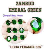 Emerald green cutting gemstone emerald stone/