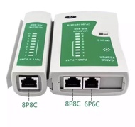 RJ45 RJ11 RJ12 CAT5 UTP Network LAN USB Cable Tester Remote Test Tools (White/Green) (Intl)
