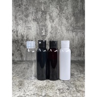 CLEAR 100ml Fliptop Bottle 100ml CLEAR PET Fliptop Bottle / SOAP BOTTLE / SHAMPOO BOTTLE / PERFUME B