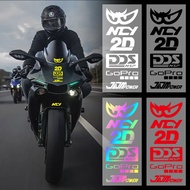 Motorcycle Fender Sticker Reflective Berik Gopro NCY Side Sticker Helmet Decorative Sticker