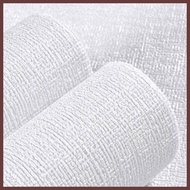 § ∆ 3D Linen Wallpaper Sticker Linen Room Aesthetic Design Wallpaper Roll Wall Decoration DIY Water