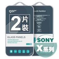 [GOR Protector] SONY X Series 9H Tempered Glass Protector Full Transparent Non-Full Version 2pcs xpe
