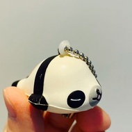 絕版 San-X Mamemgoma Panda-goma Keychain, soft toy《掌上萌寶小海豹》（まめゴマ）熊貓吊飾 軟膠 掛飾 鎖匙扣