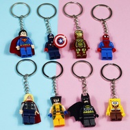 keychain hook lego keychain keychain Superhero Spiderman Man Scarp Keychain Avengers Accessories Key