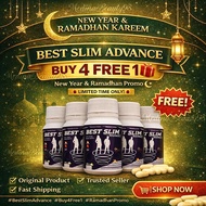 Best Slim Advance – Natural Herbal Supplement | Buy 4 FREE 1 | New Year & Ramadhan Kareem Promo