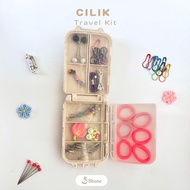 Shune-Travel Kit Hijab Box Tempat Jarum Pentul Peniti -Cilik