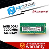 TRANSCEND JETRAM 16GB DDR4 3200MHz SO-DIMM MEMORY - JM3200HSE-16G