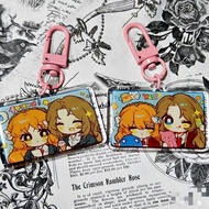 Ishmael Anime Keychain Women Acrylic Key Chain Man Limbus Company Key Ring Pendant Ornament Accessor