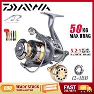 🔥Hadiah Percuma🔥DAIWA Reel Spinning Reel Mesin Pancing Fishing Reel Bc Surf Ultra Light Bc Bass Tool