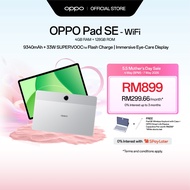 OPPO Pad SE Tablet | LTE / WiFi Matte Display | 4GB + 128GB | 9340mAh | 33W SUPERVOOC | Immersive Ey