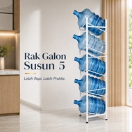5-Tier Gallon Rack 5-Tier Gallon Storage Rack Dispenser Rack GallonAQUA