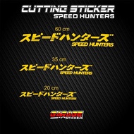Speedhunters sticker cutting sticker sped hunter PROMO STICKER GARAGE