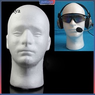 {pattaya}  Male Mannequin Head Foam Wig Stand Manikin Head Wig Cap Holder for Store Salon Home