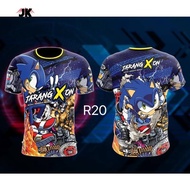 JERSEY 2026 Baju Lelaki Jersey Sonic Clothing Short Sleeved T-shirt For Boys Sonic Sonic Sonic Sonic