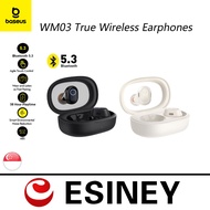 Baseus Bowie WM03 True Wireless Earphones Earbuds Bluetooth 5.3 Earpiece Mic Spatial Audio Baseus AP
