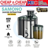 SAMONO Juice Extractor Slow Juicer Stainless SW-JE400 - Juicer Machine Juicer Slow Juicer Juice Extr