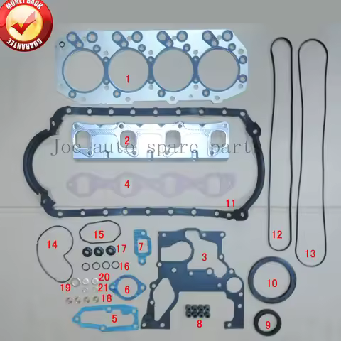 4JB1 4JB1T Engine complete Full Gasket Set kit for ISUZU PickUp ELF 250 NKR NHR Truck Z-5-87810-457-
