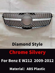 For Mercedes Benz E W212 2009-2015 E260 E300 E350 E200 GT Diamond Style Grille Front Bumper Grill Tu