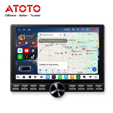 ATOTO 10 inch Android Double 2 Din Car Stereo with DSP Parking Monitor Camera Car Radio 2Din Multime