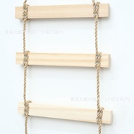 Ready Stock Solid Wood Cat Rope Ladder Cat Climbing Frame Accessories Cat Litter Cat Scratch Board S