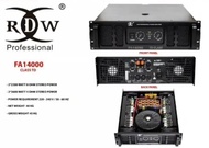 Power amplifier RDW FA14000 class TD 3600watt FA 14000 ORIGINAL GEN 2