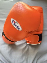 Winning 16oz Velcro Boxing Gloves – Orange Made in Japan
