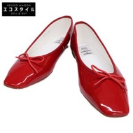 Odette e Odile [Like New] Patent Square Toe RIBON Flats, Size 22 1/2 [Pre-owned]