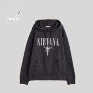 Nirvana Dark Grey Hoodie H&M Hoodie