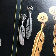 ต่างหูขนนกขนาดเล็กรูปนกอินทรีแบบตัดขอบสไตล์ ulang สะพานสูง goros คฤหาสน์มัสแตง