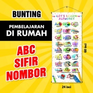 Bunting ABC / Nombor / Sifir