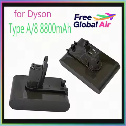 for Dyson 22.2V 8800mAh Fit TypeA B Li-ion Vacuum Battery for Dyson DC35 DC45 DC31 DC34 DC44 DC31 An