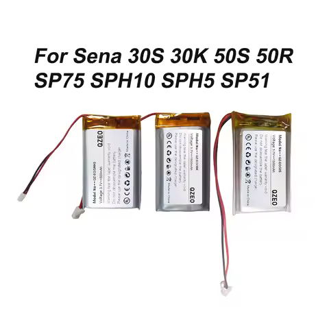 Replacement For Sena 30S 30K 50S 50R SP75 SPH10 SPH5 SP51 Bluetooth Helmet Headphone Battery