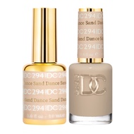 DAISY DND duo - gel polish and nail polish, shades of beige