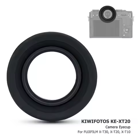 Soft Silicone Camera Eyecup Eyepiece Viewfinder Via Hot Shoe Eye Cup For Fujifilm Fuji X-T30 III X-T